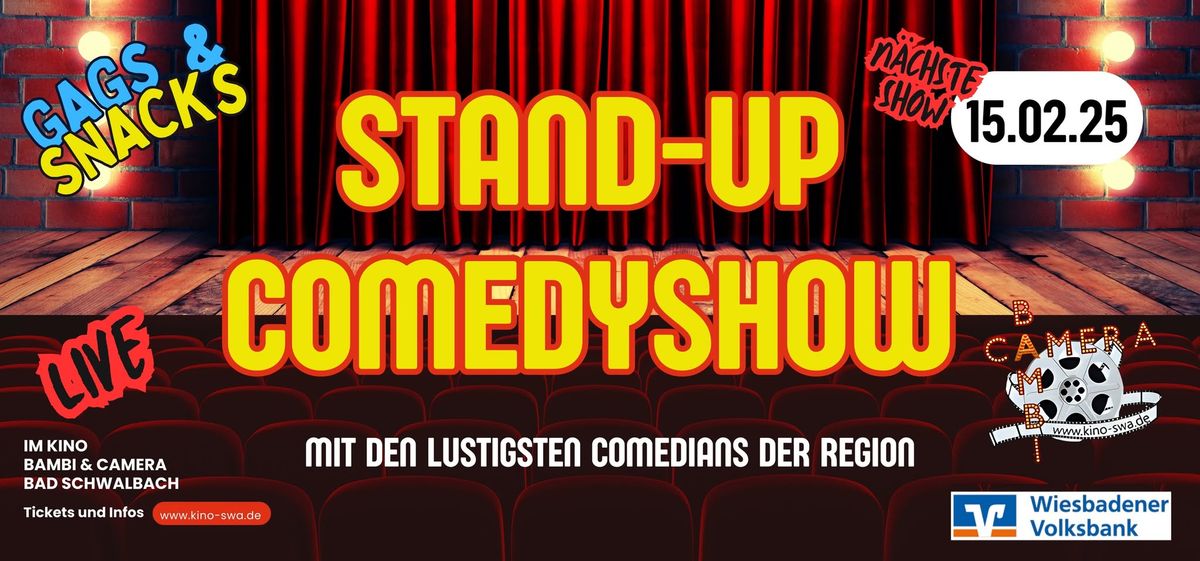 Gags & Snacks - Die Stand-up Comedyshow im Kino Bambi & Camera