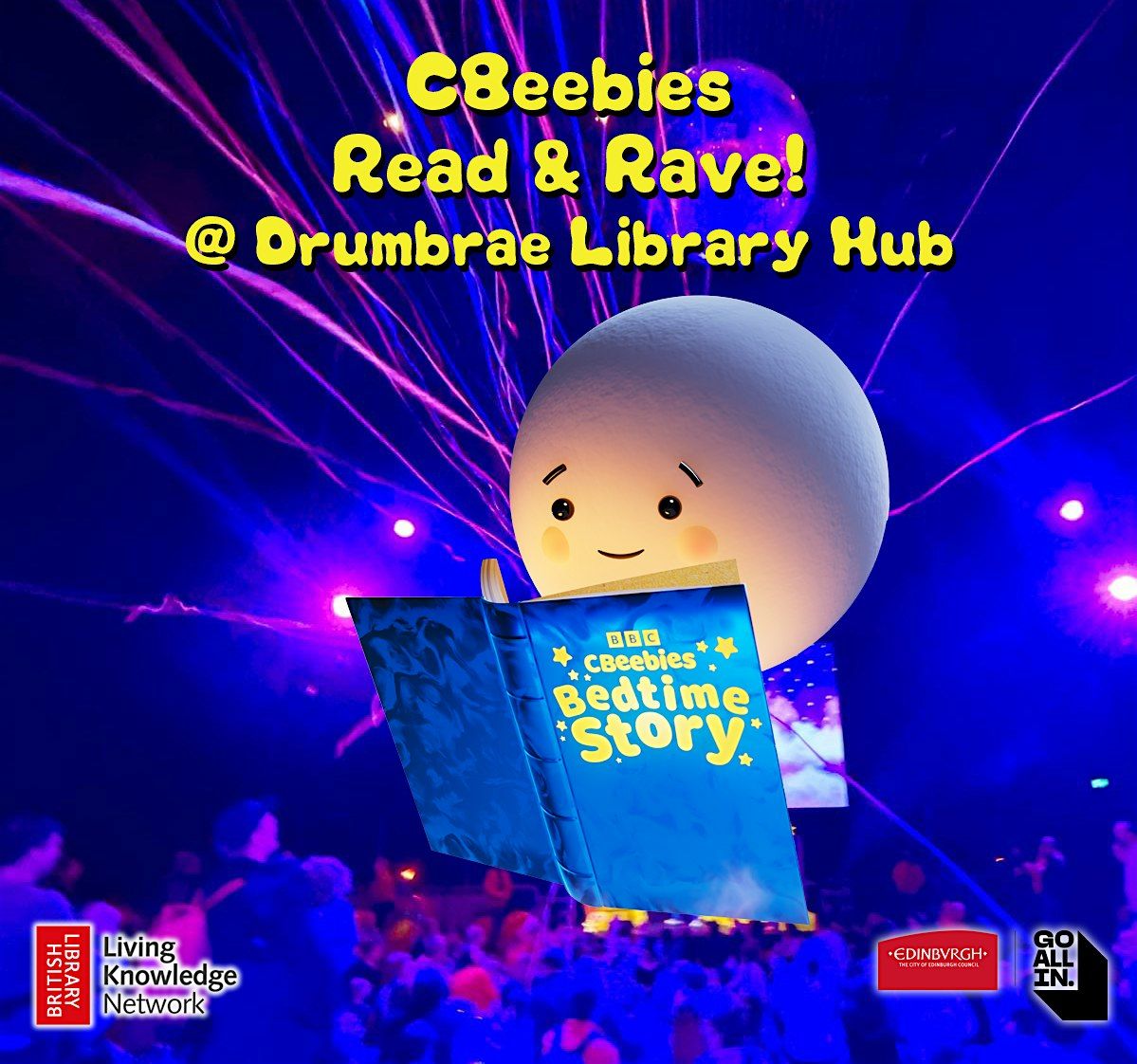 Reading Rave Banner CBeebies: Read and Rave screening @ Drumbrae Library Hub, Drumbrae ...