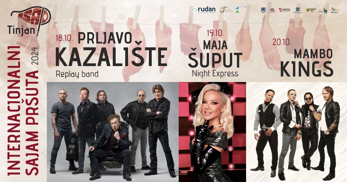 ISAP 2024: PRLJAVO KAZALI\u0160TE & Replay band \/ MAJA \u0160UPUT & Night Express \/ MAMBO KINGS