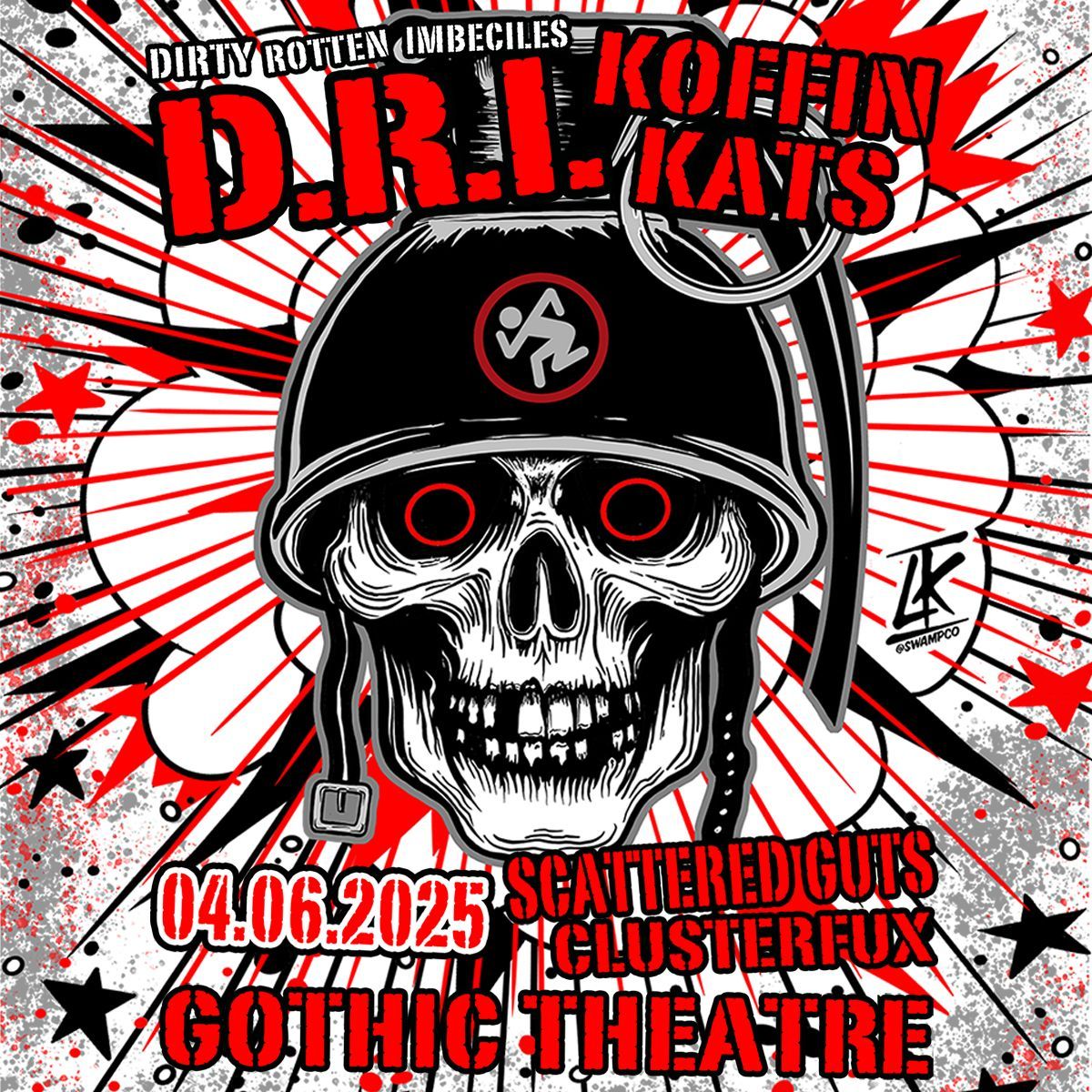 DRI and Koffin Kats at Gothic Theatre