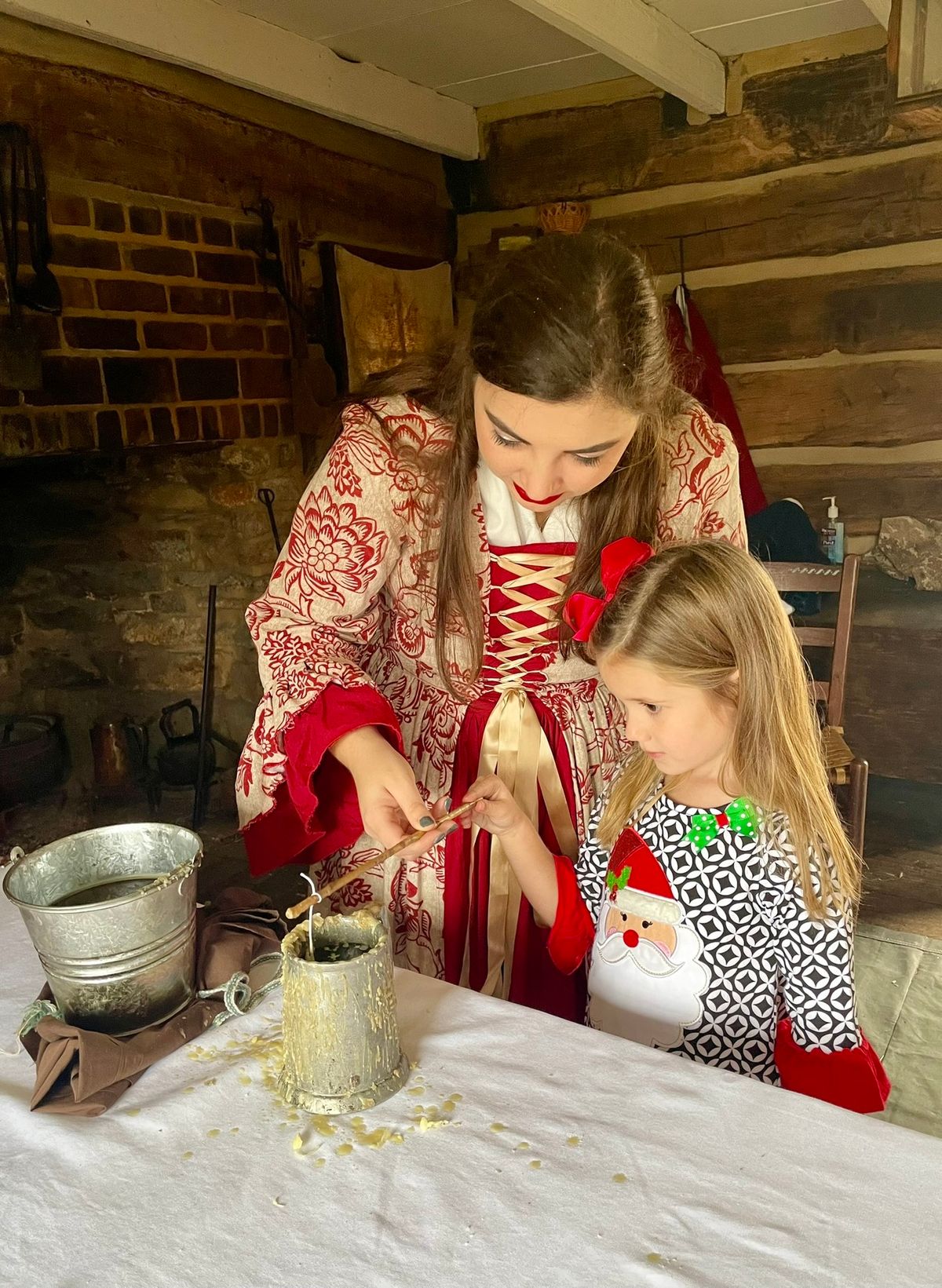 Candle Dipping in the Historical Park