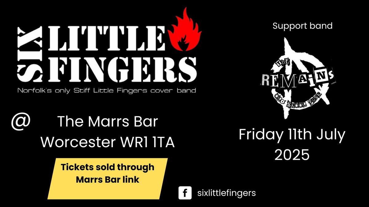 Six Little Fingers @ Marrs Bar Worcester