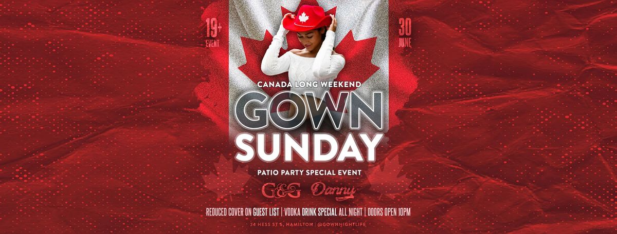 Sunday GOWN Canada Weekend Patio Party