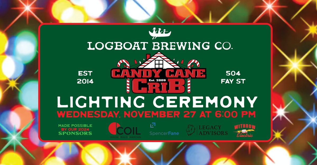 Candy Cane Crib Presents 8th Annual 14 Miles of Lights at Logboat