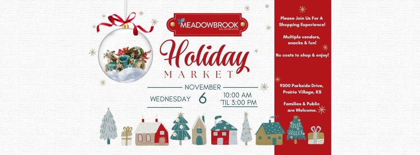 Holiday Market at Meadowbrook Senior Living