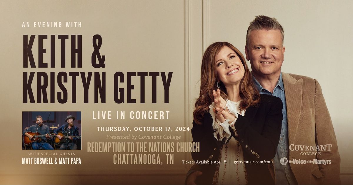 Covenant College Presents an Evening with Keith and Kristyn Getty