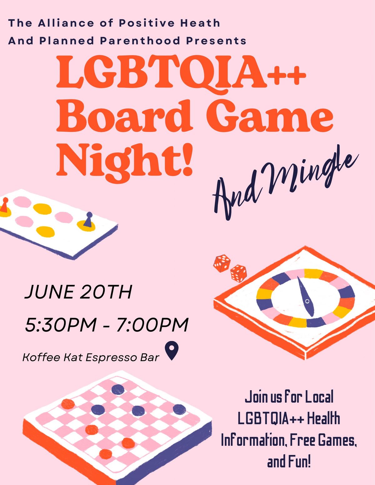 LGBTQIA++ Board Game Night