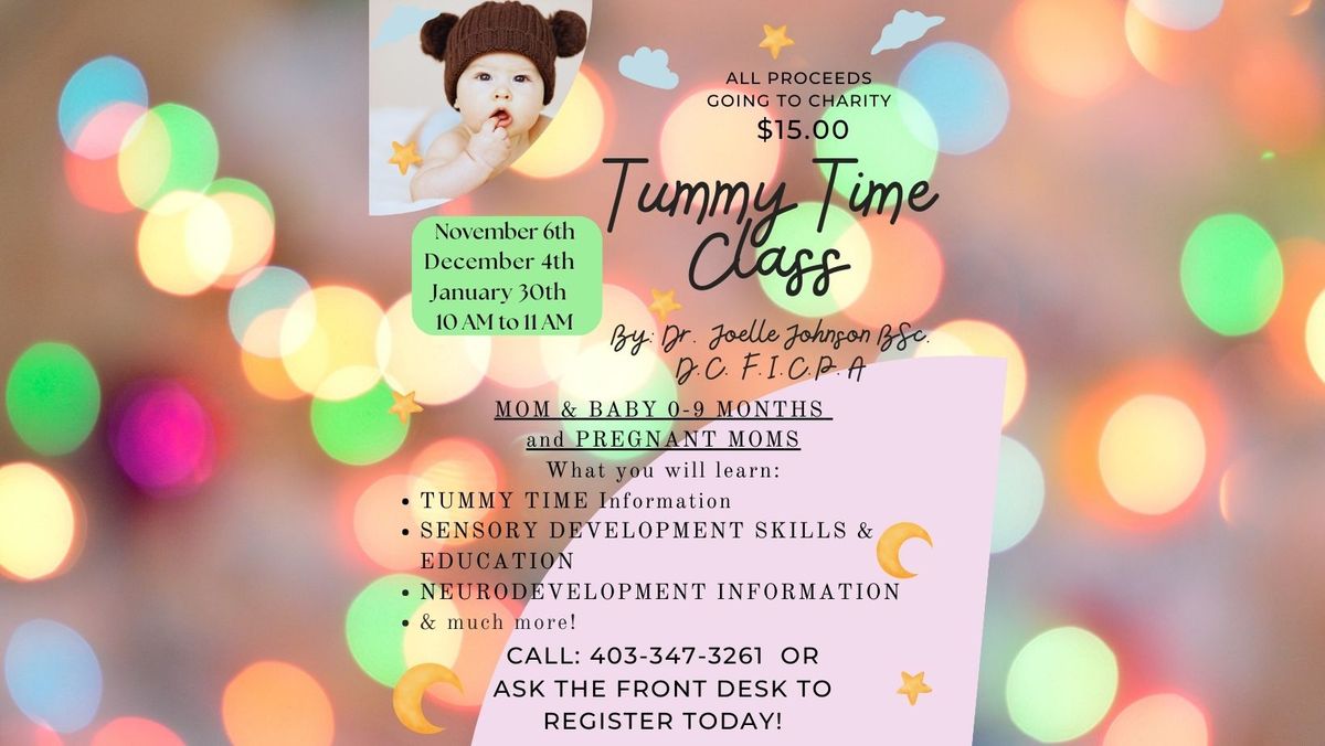 Tummy time class May 13 th