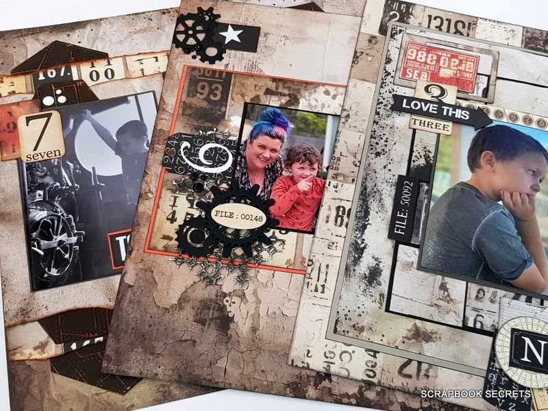 Class or Kit: Make that Page; Industrial Edge {Scrapbooking}