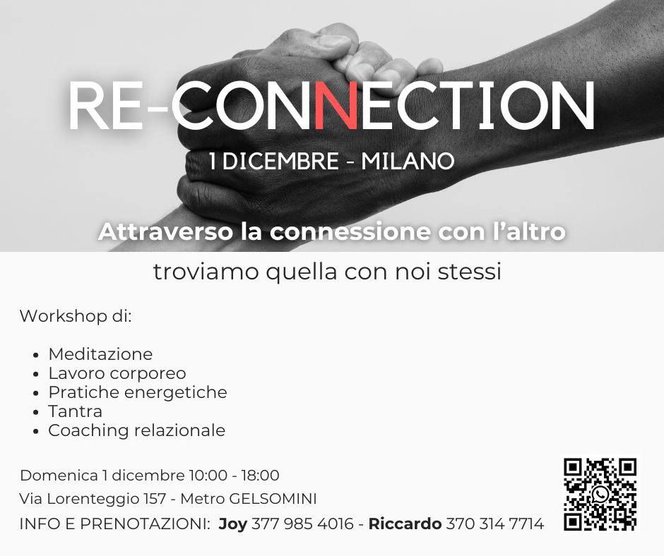 Re-Connection. Connessione autentica con il tuo corpo, anima e mente.