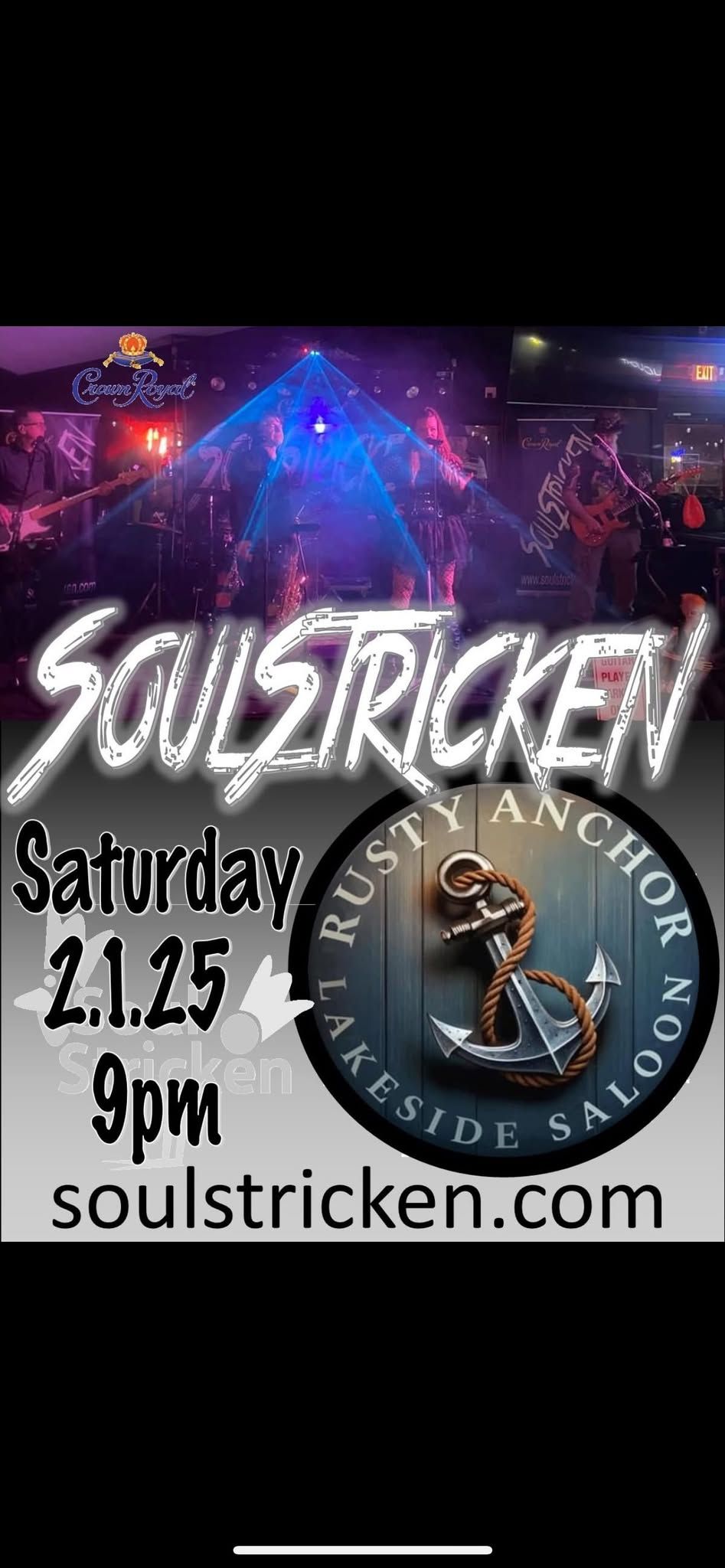 Soulstricken at the Rusty anchor lakeside saloon