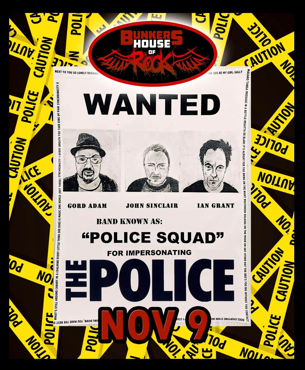 POLICE SQUAD - Police Tribute band