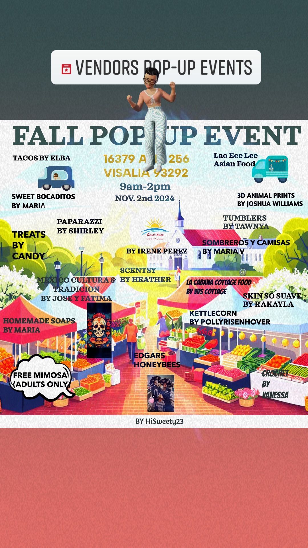 Vendors Pop-up events 