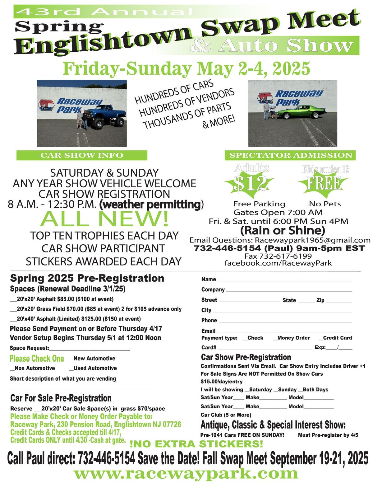 43rd Annual Spring Swap Meet