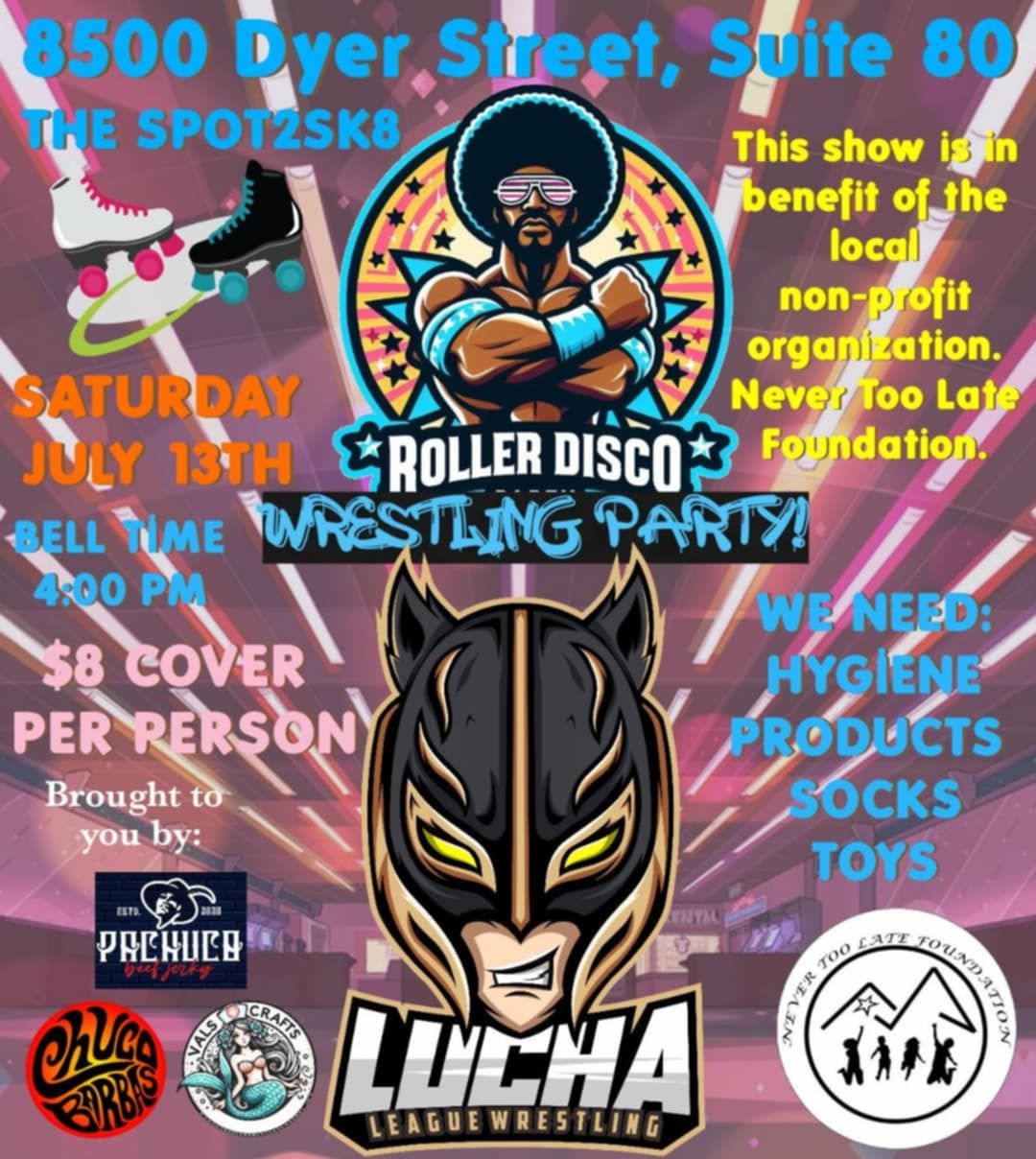 Lucha League Roller Disco Party 