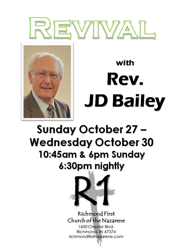 Revival w\/Rev. JD Bailey