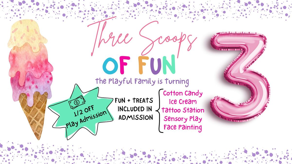 The Playful Family Turns 3!