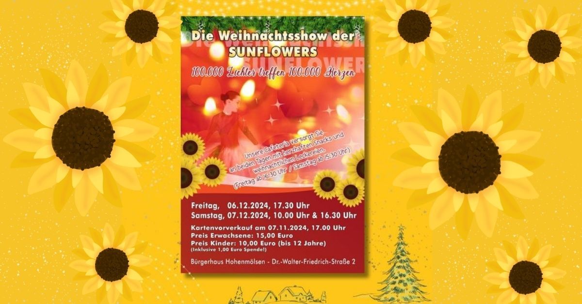 Weihnachtsshow der Sunflowers