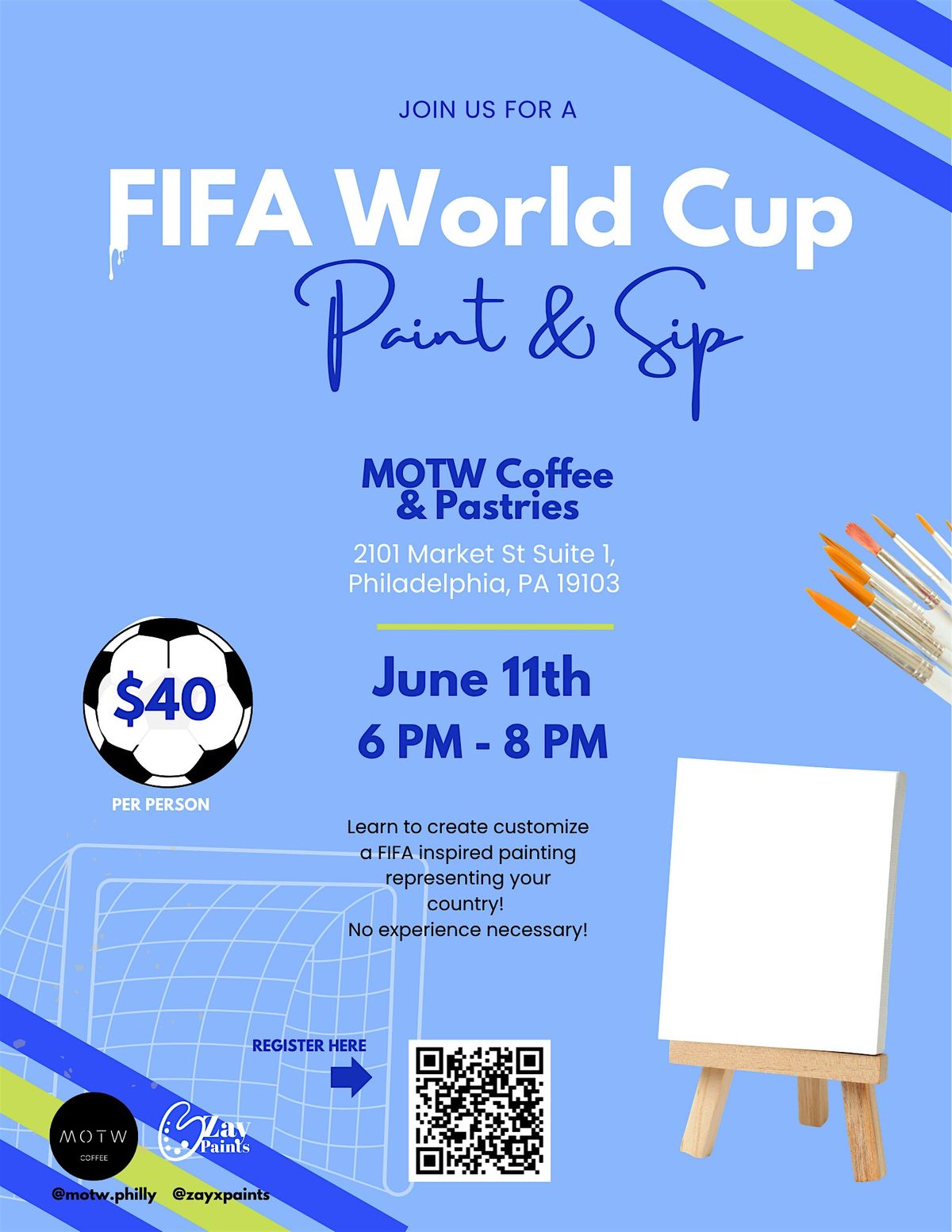 FIFA World Cup: A 3D Paint & Sip