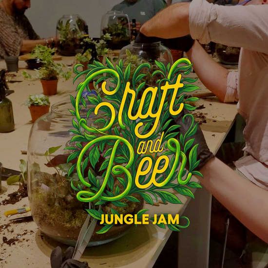 Craft and Beer Jungle Jam: crea tu propio terrario con barra libre de cerveza en Malasa\u00f1a