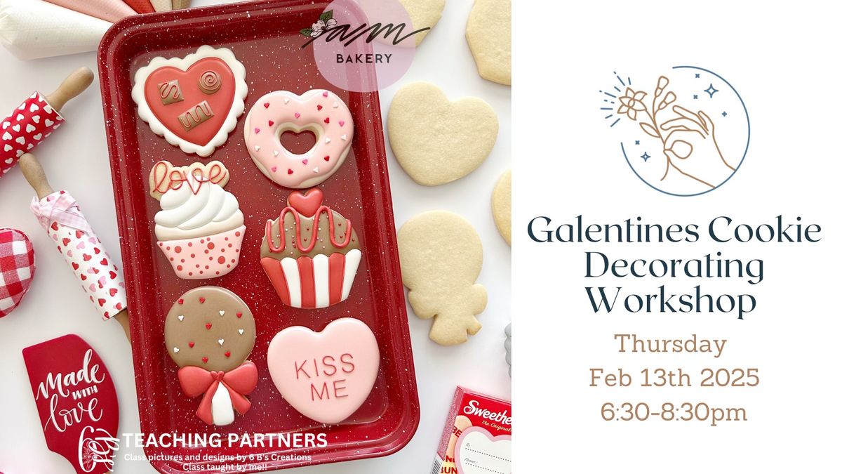 Galentines Cookie Decorating Workshop with AM Bakery - 2\/13\/25