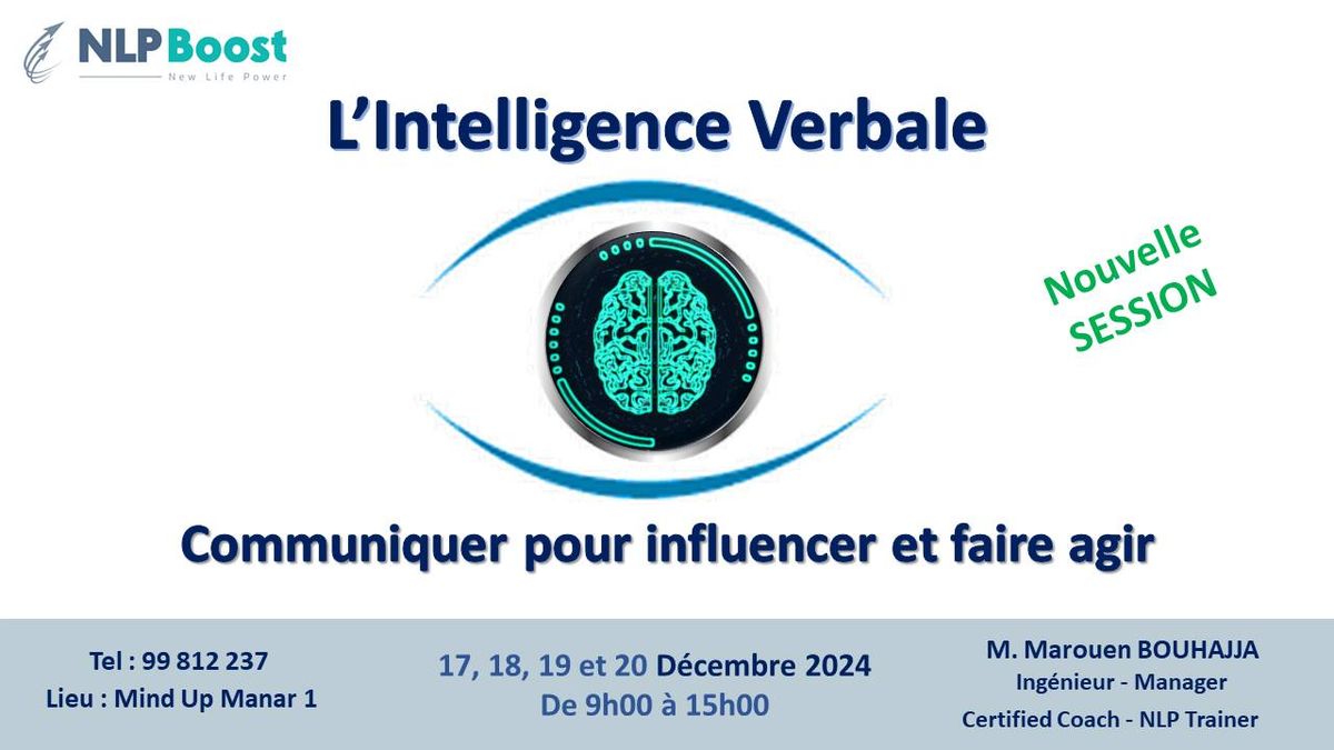 L\u2019Intelligence Verbale \u2013 Communiquer pour influencer et Faire Agir