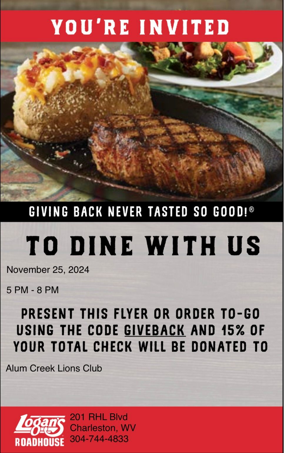 Dine and Donate