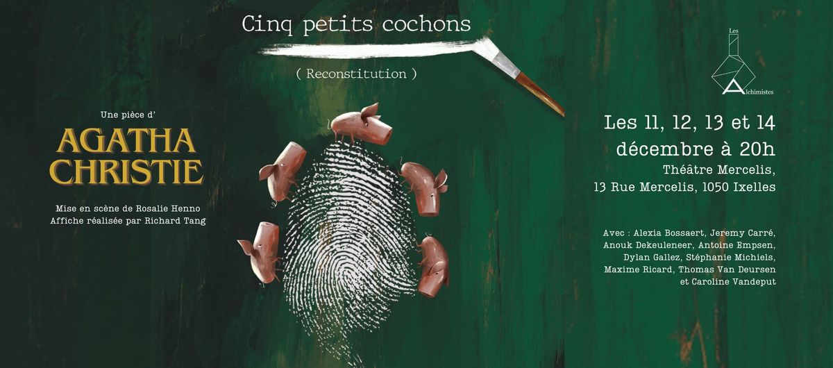 Cinq petits cochons d'Agatha Christie