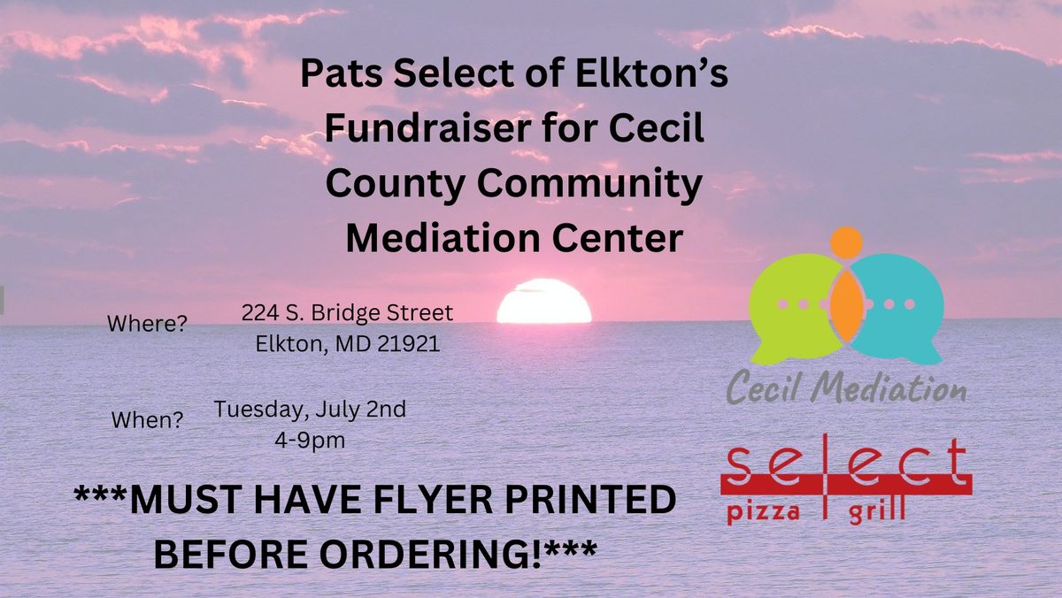 Fundraiser for Cecil County Community Mediation Center