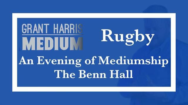 The Benn Hall, Rugby - Evening of Mediumship 