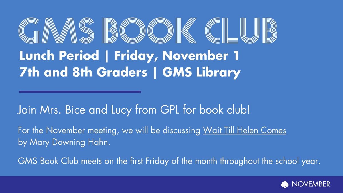 GMS Book Club