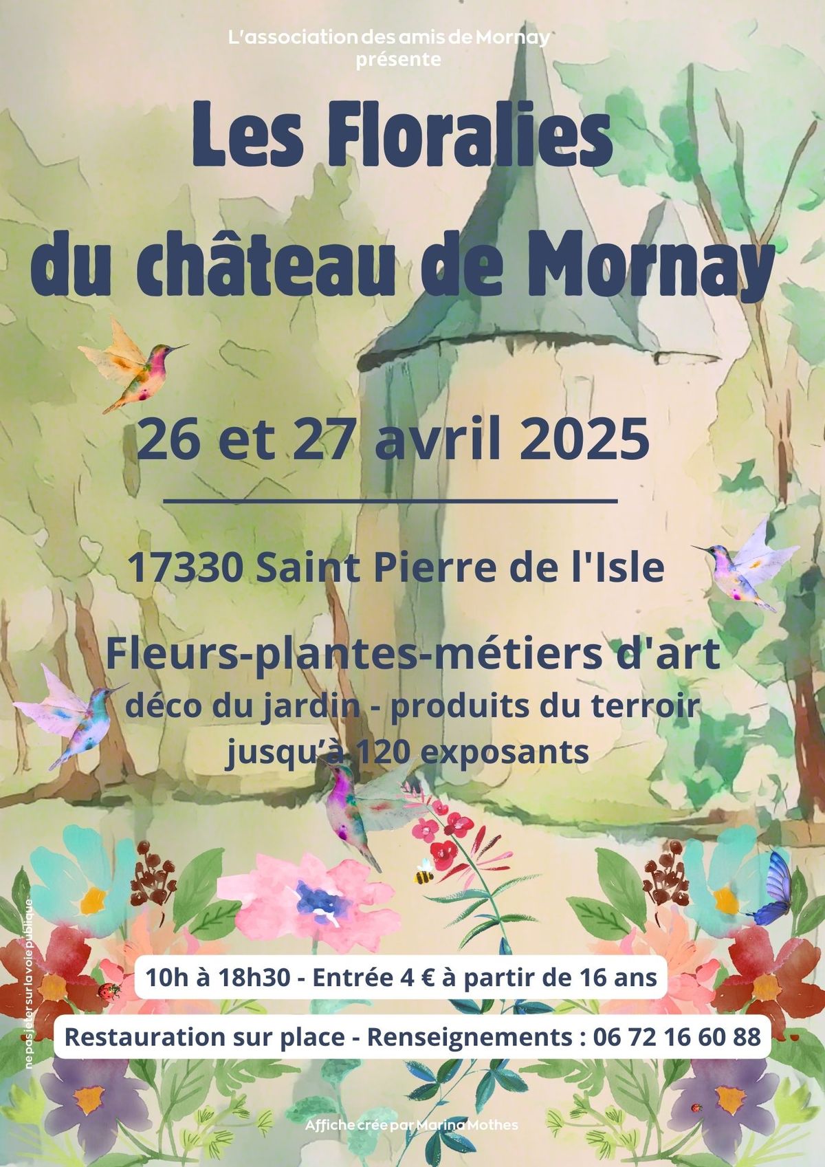 Floralies du Ch\u00e2teau de Mornay 2025