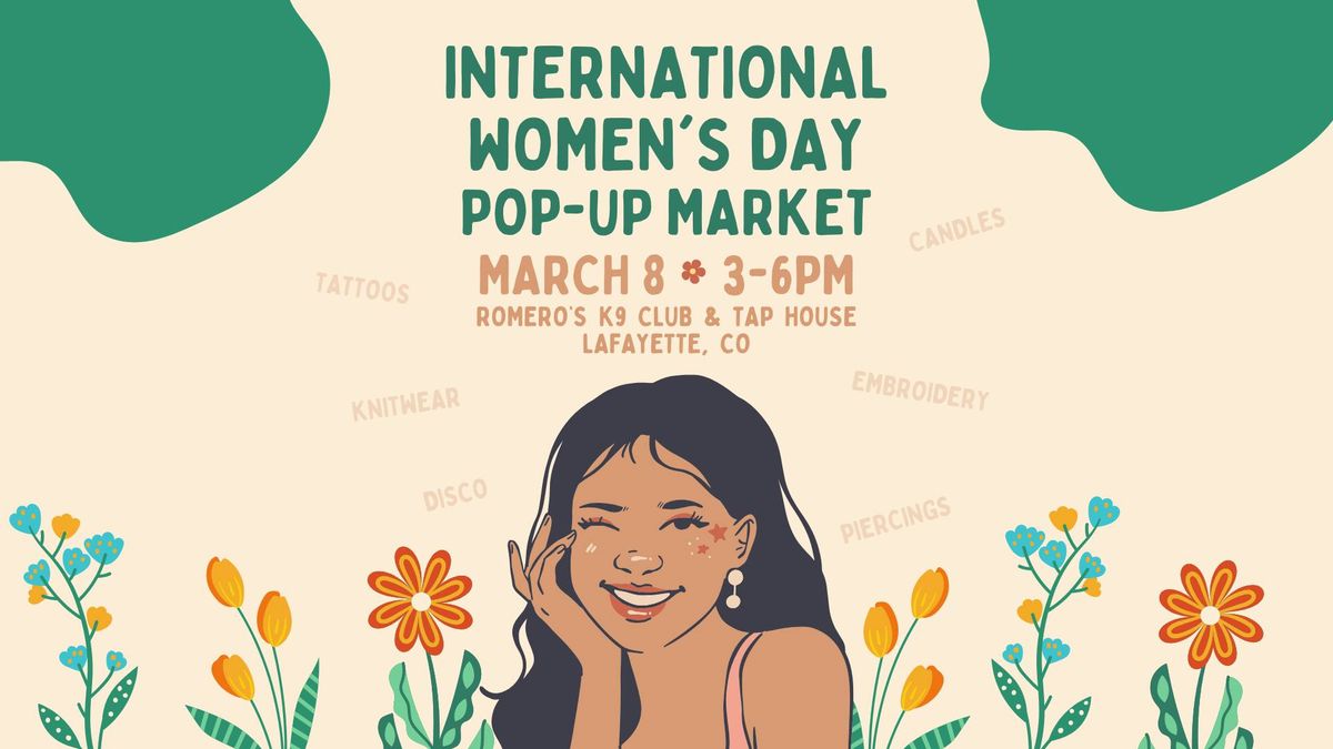 International Women's Day Pop-Up Market 