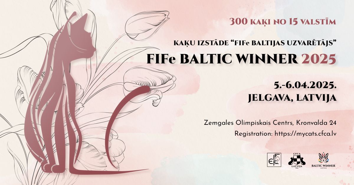 FIFe Baltic Winner Show 2025 || Cat Show || Ka\u0137u izst\u0101de || Jelgava, Latvija