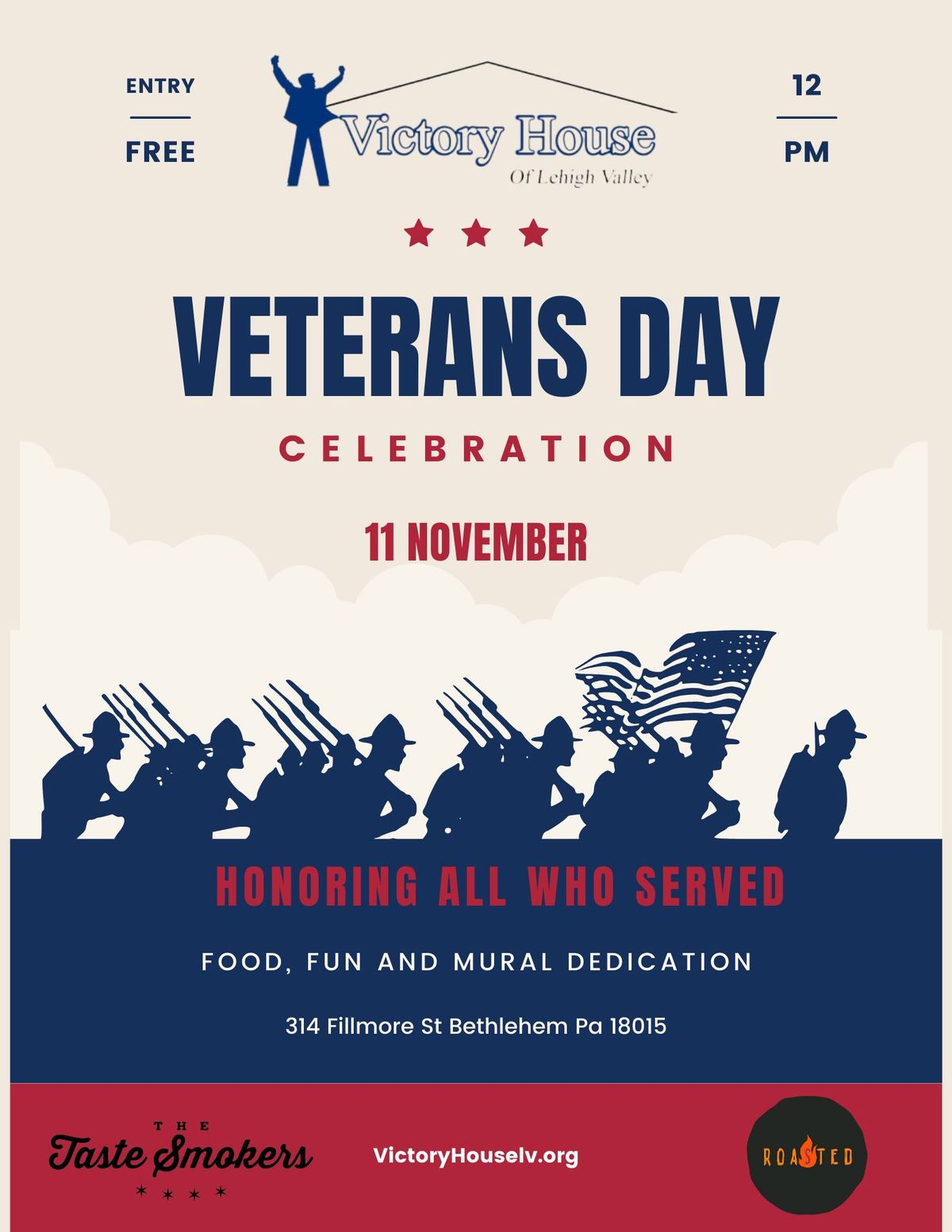 Victory House of Lehigh Valley Open House and Veterans Day Celebration