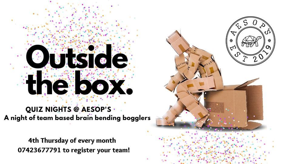 Outside the Box : Aesop's Monthly Quiz