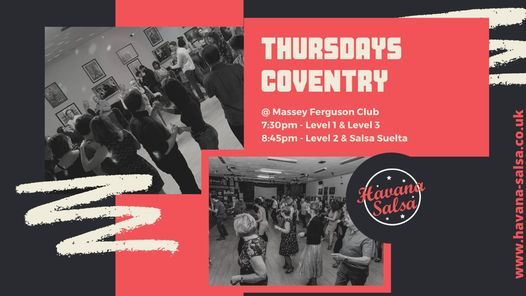 Havana Salsa Thursday Nights Classes in Coventry