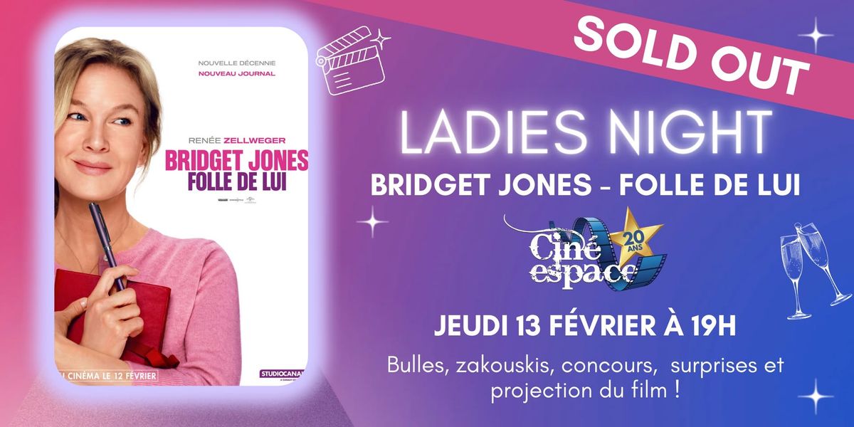 Ladies Night - Bridget Jones "Folle de lui" I Cin\u00e9 Espace Arlon