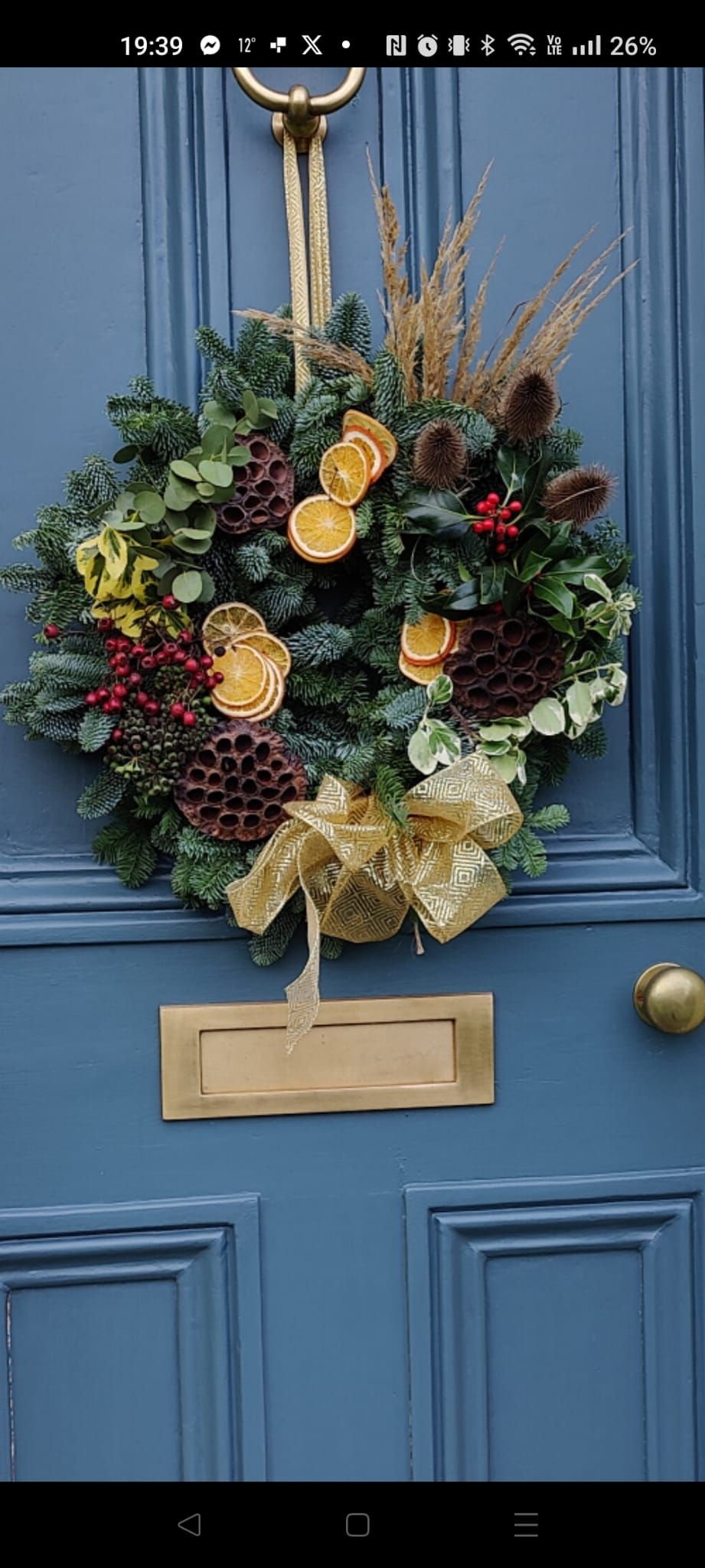 Christmas Wreath Workshop at Counter Interiors York