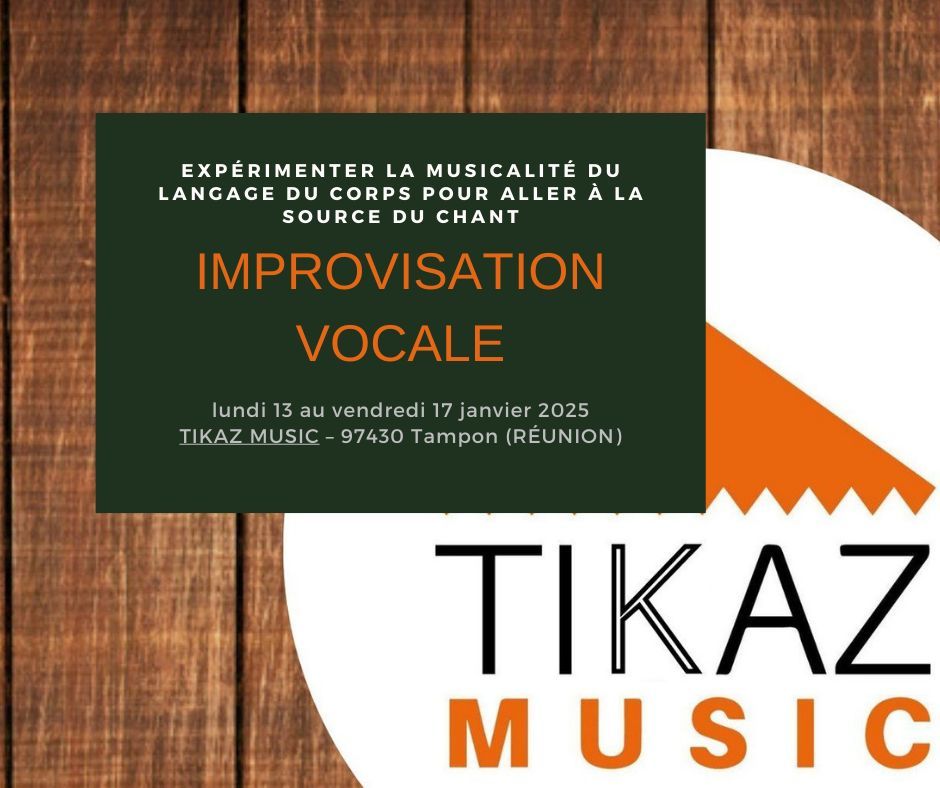 Stage de 5 jours sur l\u2019Improvisation vocale