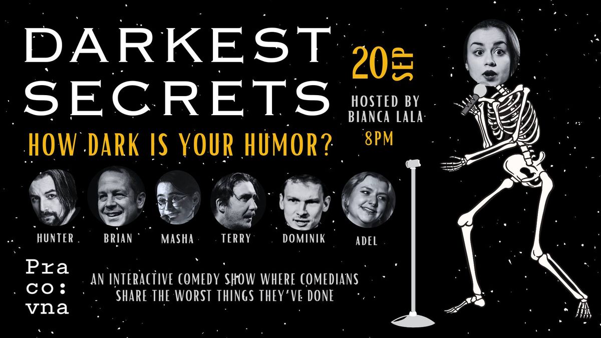 Dark Comedy Show at Pracovna - September 20th, 8PM