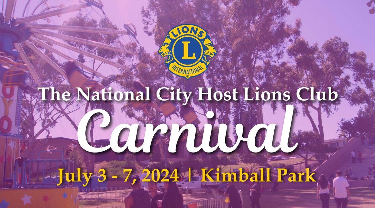 National City Host Lions Club Carnival 2024