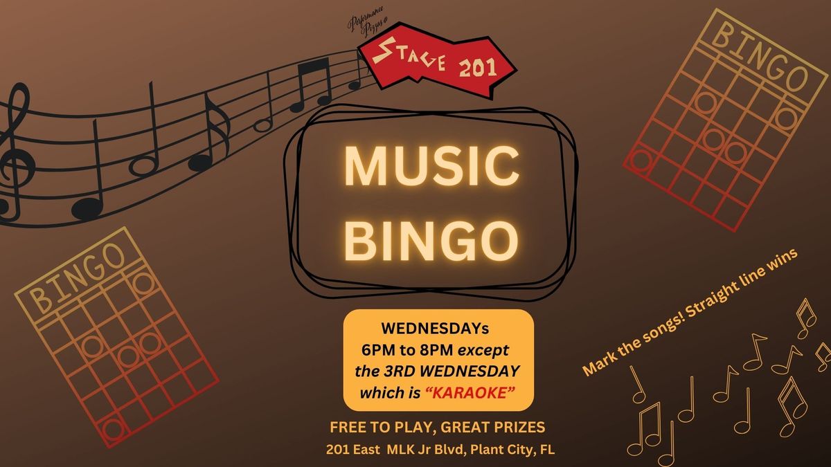 Music Bingo With John Parker