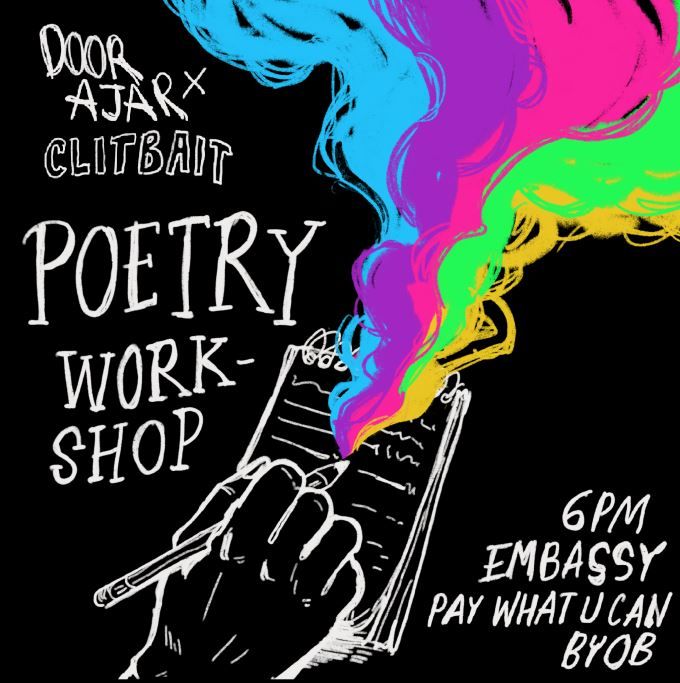 Door Ajar x Clitbait Poetry workshop & Open mic