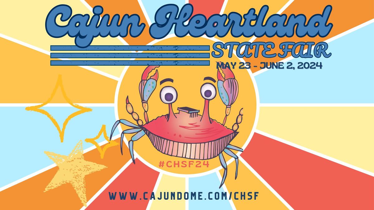 2024 Cajun Heartland State Fair, CAJUNDOME, Lafayette, 23 May to 2 June