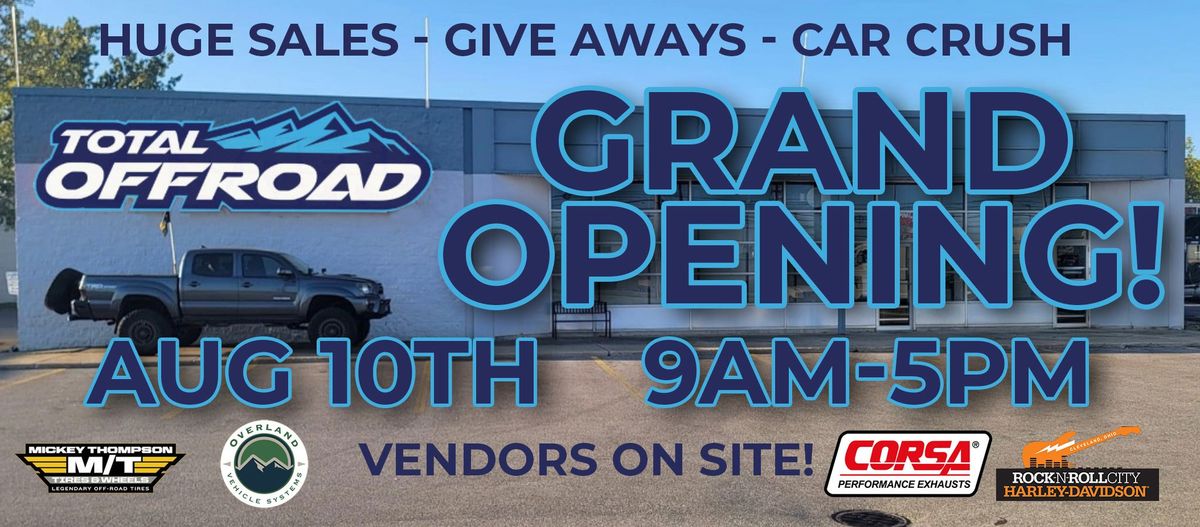 Total Offroad and More - Cleveland Grand Opening Event!