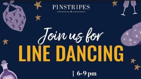 Pinstripes San Mateo: Line Dancing Lessons with Line Dancing Lisa and DJ Shivers!