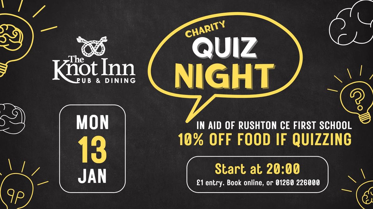 Charity Quiz Night at The Knot Inn Rushton