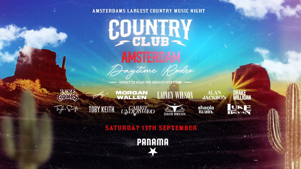 Country Club - Country Music Festival - Amsterdam [LIMITED TICKETS ON SALE NOW!]