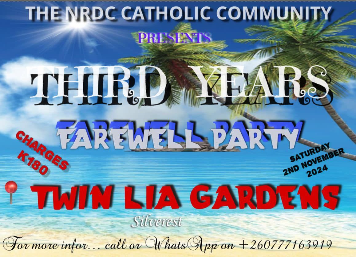 NRDC CATHOLIC THIRD YEARS FAREWELL PARTY